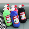 Nitrous Oxide Bottle Plush Pillow - Car Themed Soft Toy & Decor