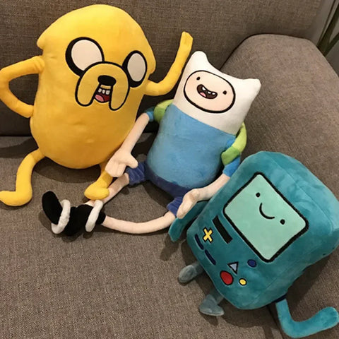 Finn Jake and BMO Plushies - Adventure Time Soft Stuffed Toys